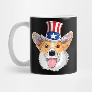 4th Of July Corgi Shirt Mug